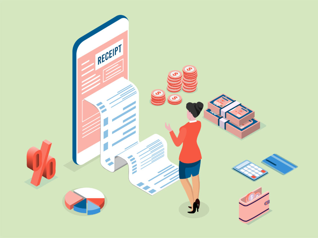 Automated bookkeeping flow using AI and OCR technology
