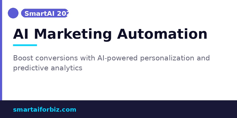 AI Marketing Automation 2026 — smartaiforbiz.com