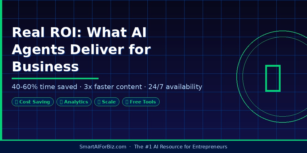 Real ROI of AI agents for business 2026 — SmartAIForBiz.com
