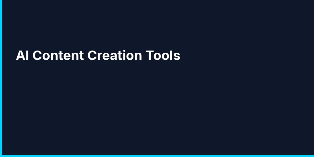 AI Content Creation Tools for Affiliate Marketing