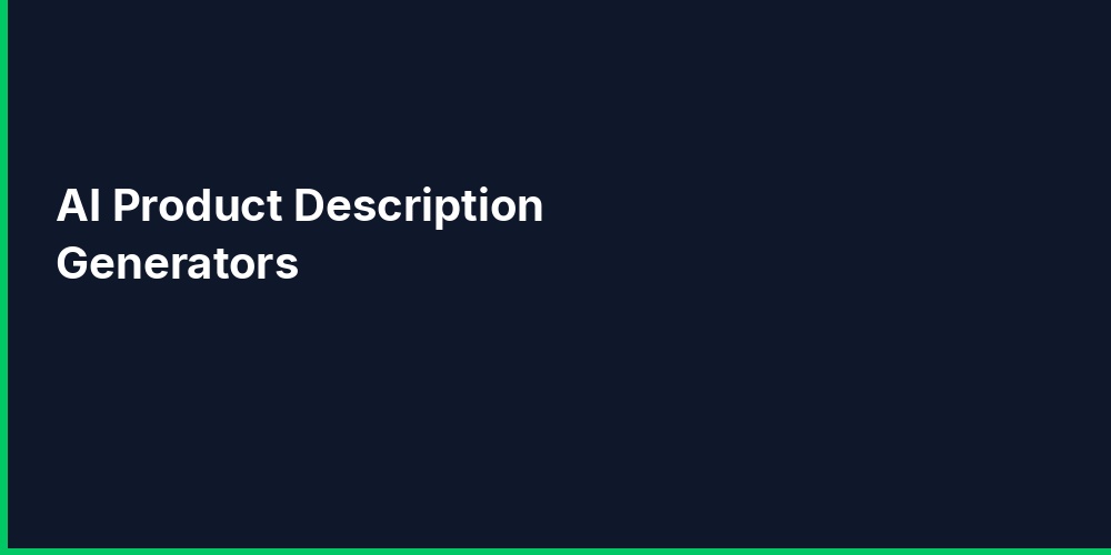 AI Product Description Generators for Shopify