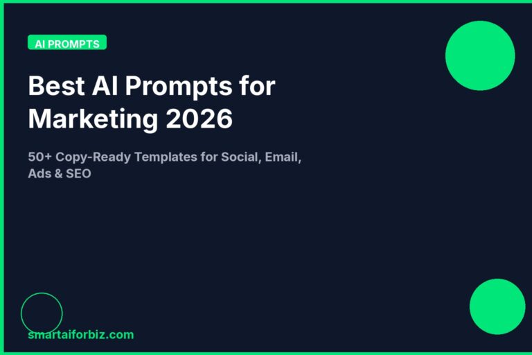 Best AI Prompts for Marketing in 2026 (50+ Copy-Ready Templates)