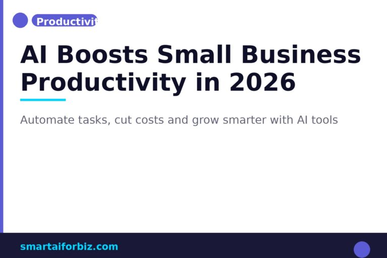 How AI Boosts Productivity for Small Businesses