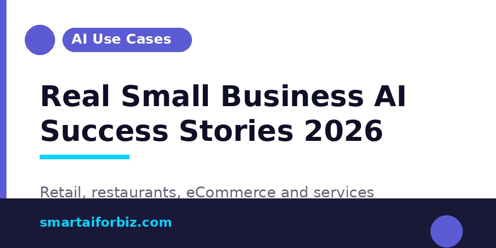 Real-life AI use cases for small businesses 2026