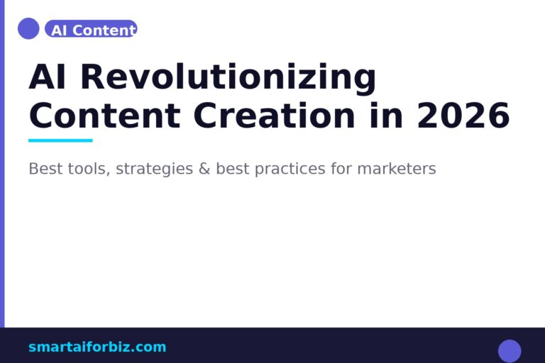 How AI is Revolutionizing Content Creation: Tools, Strategies, and Best Practices