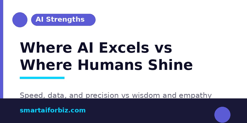 AI vs human work strengths comparison 2026