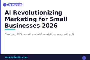How AI is Revolutionizing Marketing for Small Businesses ?