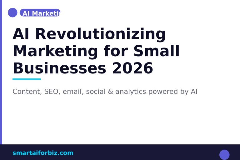 How AI is Revolutionizing Marketing for Small Businesses ?