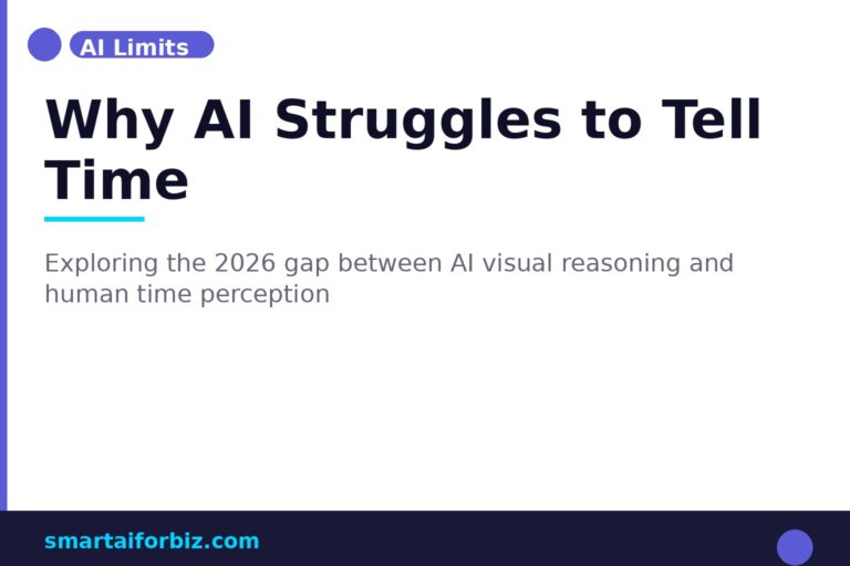 Why Does AI Struggle to Tell Time?