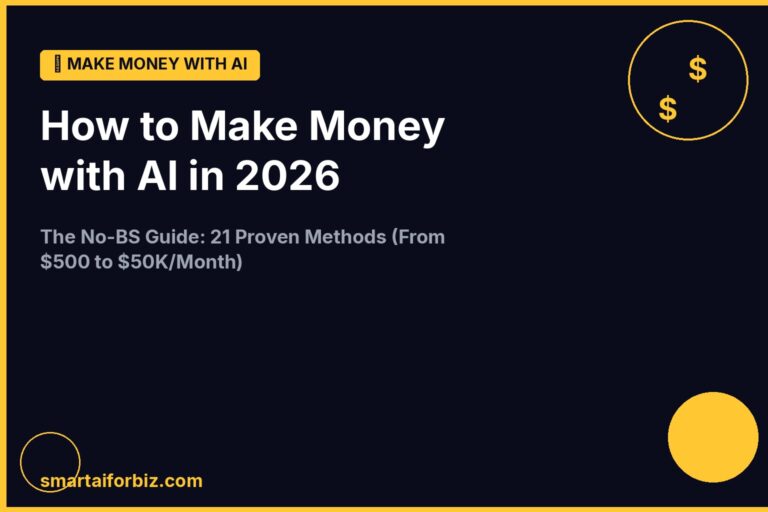 How to Make Money with AI in 2026: 21 Proven Methods (The No-BS Guide)