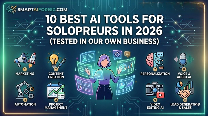10 Best AI Tools for Solopreneurs in 2026 (Tested in Our Own Business)