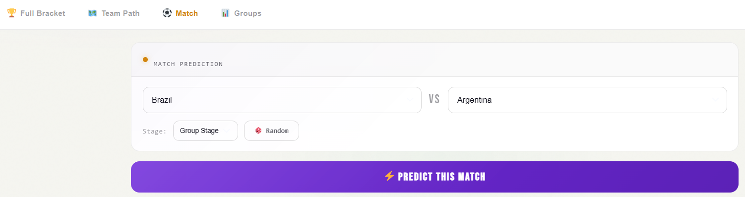 Match Prediction Brazil vs Argentina - World Cup 2026 Final