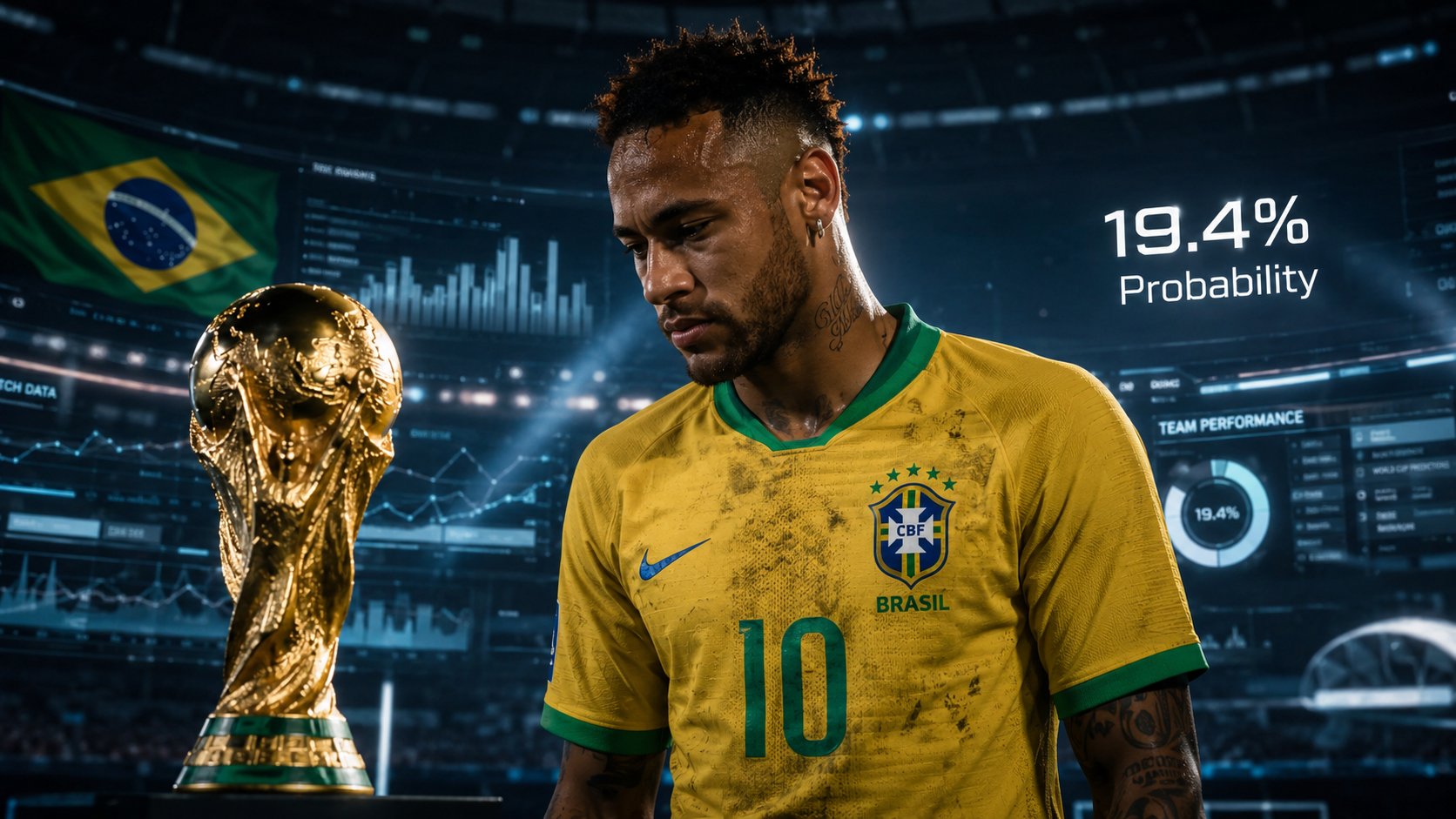 Brazil World Cup 2026 Prediction: AI Gives Seleção 19.4% Trophy Odds