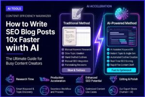 how to write blog posts with ai