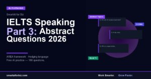 IELTS Speaking Part 3: How to Answer Any Abstract Question (2026 Guide + AI)