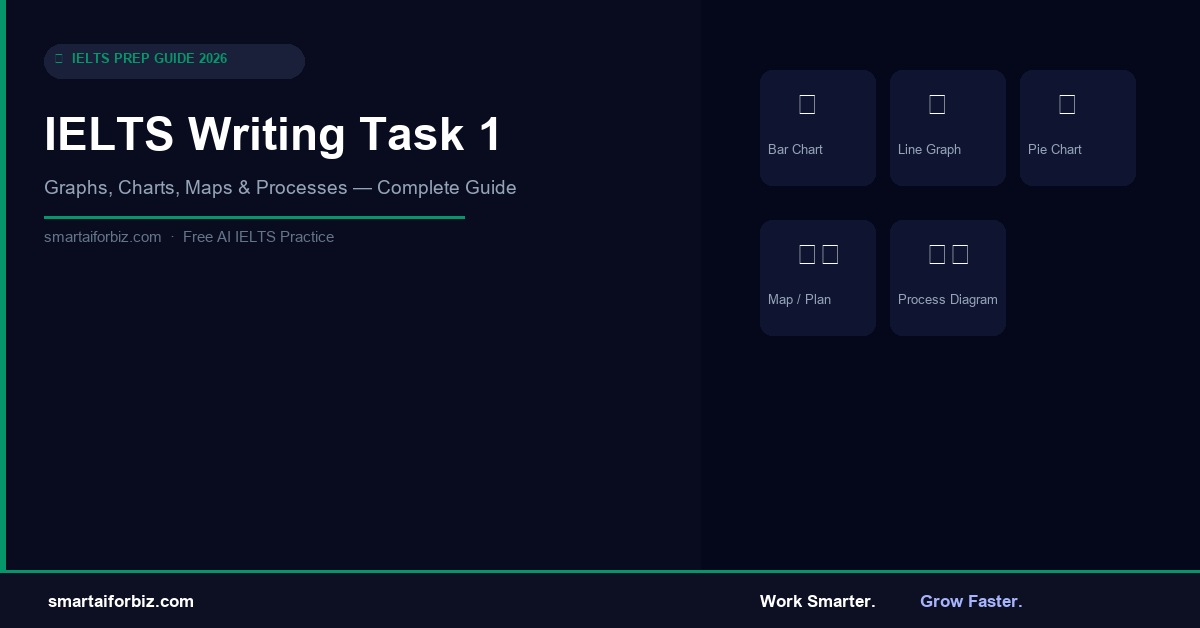 IELTS Writing Task 1 academic guide — all chart and graph types