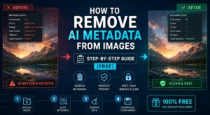How to Remove AI Metadata from Images — Step-by-Step Guide (Free)