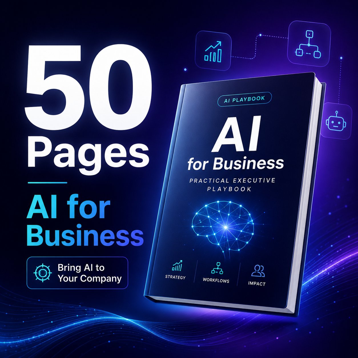 50 Pages to Bring AI Into Your Company — Executive AI Adoption Playbook