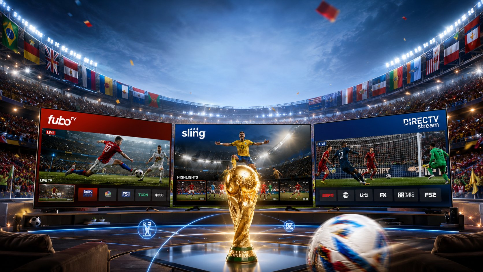 FuboTV vs Sling TV vs DirecTV World Cup 2026