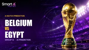 Belgium vs Egypt World Cup 2026 AI prediction