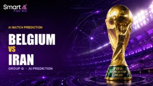 Belgium vs Iran World Cup 2026 AI prediction