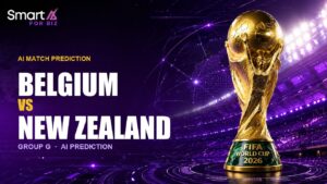 Belgium vs New Zealand World Cup 2026 AI prediction