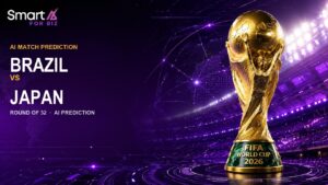 Brazil vs Japan AI Match Prediction Round of 32