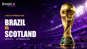 Brazil vs Scotland World Cup 2026 AI prediction