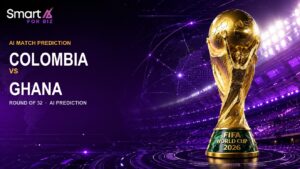 Colombia vs Ghana AI Match Prediction Round of 32