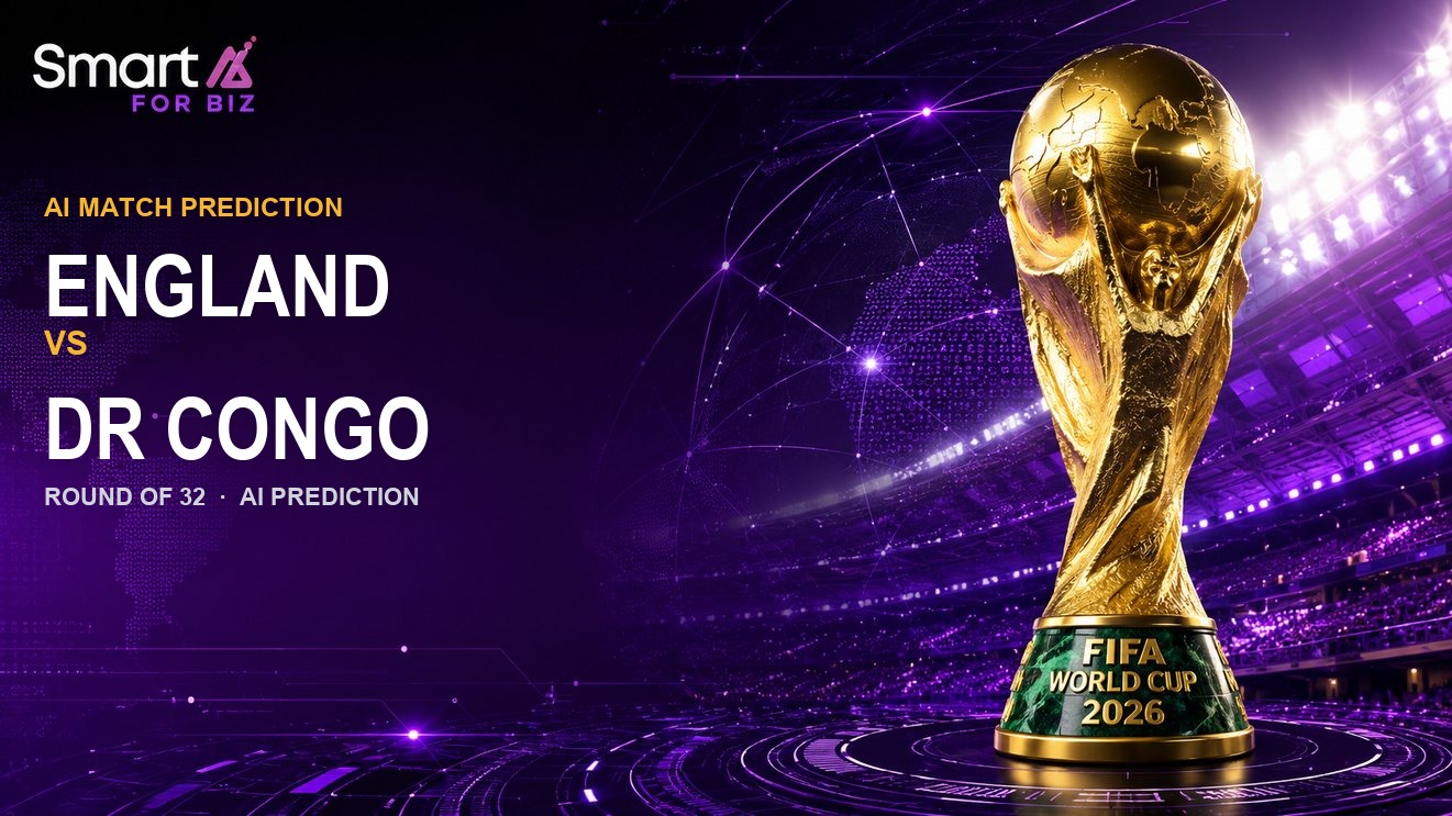 England vs DR Congo AI Match Prediction Round of 32