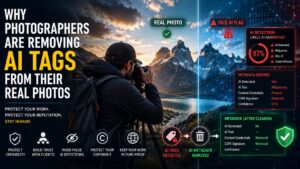 photographers AI metadata false positive