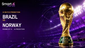 Brazil vs Norway AI Match Prediction Round of 16