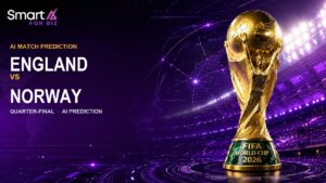England vs Norway AI Match Prediction Quarter-Final
