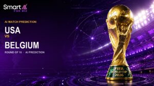 USA vs Belgium AI Match Prediction Round of 16