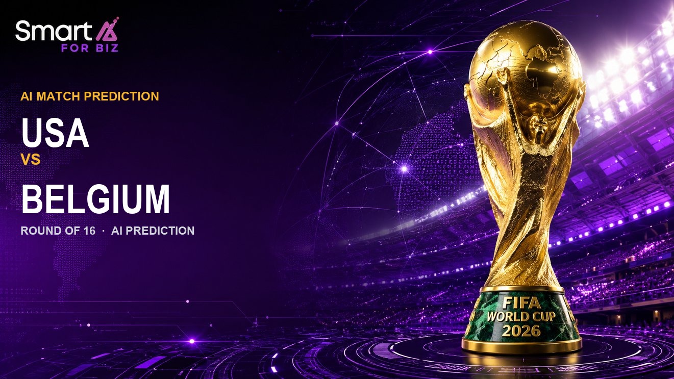 USA vs Belgium AI Match Prediction Round of 16